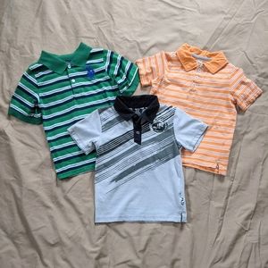 Collar Shirt Polo Bundle - 3 PC set